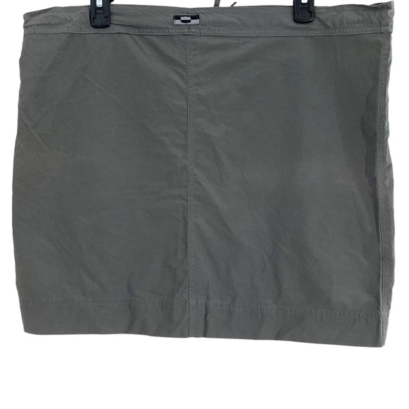 Route 66 Green Adjustable Tie Waist Skirt With Kangaroo Pocket, Size 12 - Picture 2 of 9